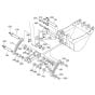 Dipper Arm/ Bucket Link Assembly for Kubota U50-5 Mini Excavator