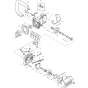 Main Assembly For Makita UC3500A Electric Chainsaws