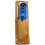 Knife Holster Sturdy Leather with Metal Belt Clip fits most Utility Knives