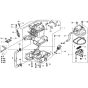 Crankcase Cylinder Head Assembly for Honda UMK425LE Brushcutters