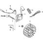 Flywheel Ignition Assembly for Honda UMK425LE Brushcutters