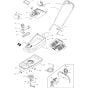 Complete Product Assembly for Flymo VISION COMPACT 350 Mowers