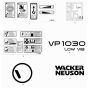 Decals for Wacker VP1030R Compactor