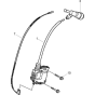 Ignition coil Assy for Wacker VP1135A-5100029066 (Honda) Rev.100 Plate Compactors.


