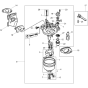 Carburetor Assy for Wacker VP1135A-5100029066 (Honda) Rev.100 Plate Compactors.


