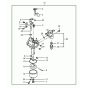 Carburettor Assembly for Wacker VP1135R Compactor