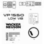 Decals for Wacker VP1550R Compactor