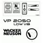 Decals for Wacker VP2050Y Compactor