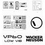 Decals for Wacker VP60X Compactor