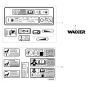 Decals for Wacker VPG165V Compactor