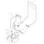 Guide Handle Assembly for Wacker VPX1740 Compactor