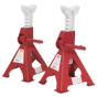 Axle Stands (Pair) 3tonne Capacity per Stand Ratchet Type Sealey Part No. VS2003