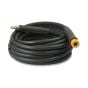 20m 1 Wire, 3/8" 155degC V-Tuf Black Jetwash Hose With Duraklix Msq Hd Female Coupler & Msq Ss Male - V-TUF Pressure Washer Parts - VTK13820UVYK-HD