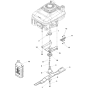 Engine-4 Assembly for Husqvarna W21 K Commercial Lawn Mower