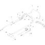 Handle and Controls Assembly for Husqvarna W21 SBKC Commercial Lawn Mower