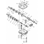 Transmission Assembly for Husqvarna W3612A Commercial Lawn Mower