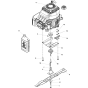 Engine-1 Assembly for Husqvarna W53SEK Commercial Lawn Mower