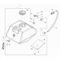 Water System Assembly for Wacker BFS 1318 Floor Saw