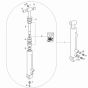 Cylinder Assembly -1 for Wacker DT12 Track Dumper