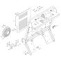 Pilot Stand Assembly for Wacker DT12p Track Dumper