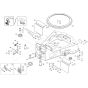 Front Frame Assembly -1 for Wacker DW60-3 Dumper