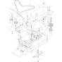 Front Deck 36" Assembly for Husqvarna WH3614 Commercial Lawn Mower