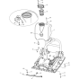 Water System Kit Ass'y for Wacker WP1550A-5000630019 (Rev.100) Plate Compactor