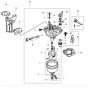 Carburettor Ass'y for Wacker WP1550A-5100018323 (Honda) Rev.101 Plate Compactor