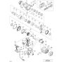 Main Assembly for Hikoki WR25SE Impact Wrench