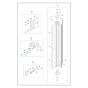 Track Assembly for Husqvarna WS 440 HF Wall Saw