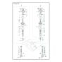 Motor Assembly for Husqvarna WS 442 HF Wall Saw