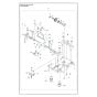 Carriage Assembly for Husqvarna WS 442 HF Wall Saw