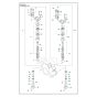 Motor Assembly for Husqvarna WS 462 Wall Saw