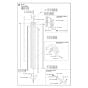 Track Assembly for Husqvarna WS 462 Wall Saw