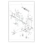 Carriage Assembly for Husqvarna WS 482 HF Wall Saw