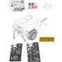 Markings-1 Assembly for Atlas Copco XAS 38 Kd Compressors (from s/n APP444197 onwards)