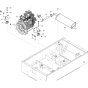 Engine and Accessories Assembly for Atlas Copco XAS 48 Kd Compressors (from s/n APP425239 onwards)