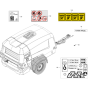 Markings Assembly for Atlas Copco XATS 138 Kd Compressors (from s/n APP999999 onwards)