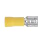 Push-On Terminal 6.3mm Female Yellow Pack of 100 Sealey Part No. YT13