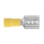 Push-On Terminal 9.5mm Female Yellow Pack of 100 Sealey Part No. YT14