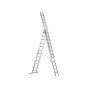 D-Rung Combination Ladder 3-Part 3 x 12 Rungs