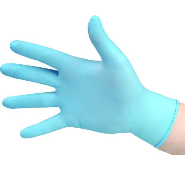 Blue Disposable Nitrile Plus Gloves 