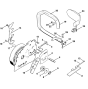 Chain sprocket, Handlebar Assembly for Stihl E30 Electric Chainsaws