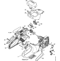 Handle housing, Shroud Assembly for Stihl MSA200C Electric Chainsaws