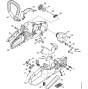 Electric motor Assembly for Stihl MSE140C MS160C MS180C Electric Chainsaws