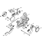 Gear housing, Oil pump Assembly for Stihl MSE141C Electric Chainsaws