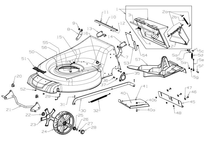 Deck Assembly for Masport 800ST (2022 Sep 479987) Mower