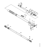 Drive Tube Assembly for Stihl HTA 85 Pole Pruner