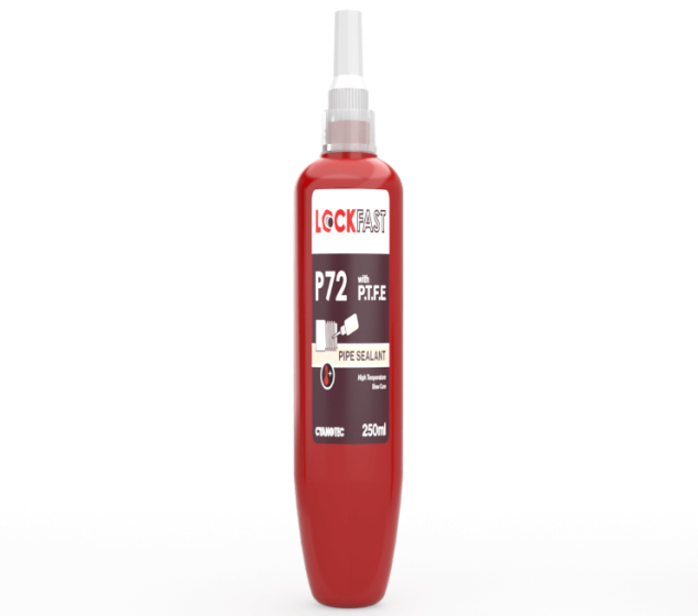 Off White, High Temperature, Slow Cure, Threaded Metal Pipe Sealant - 250ml - Replaces Loctite 572