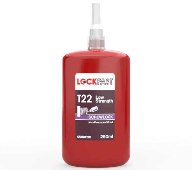 T22 (Replaces Loctite 222) Retaining Compound - 250ml